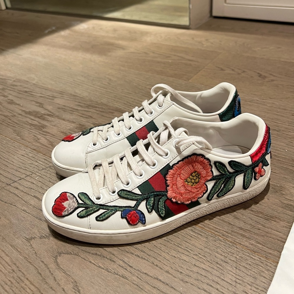Gucci Ace Flower Sneakers